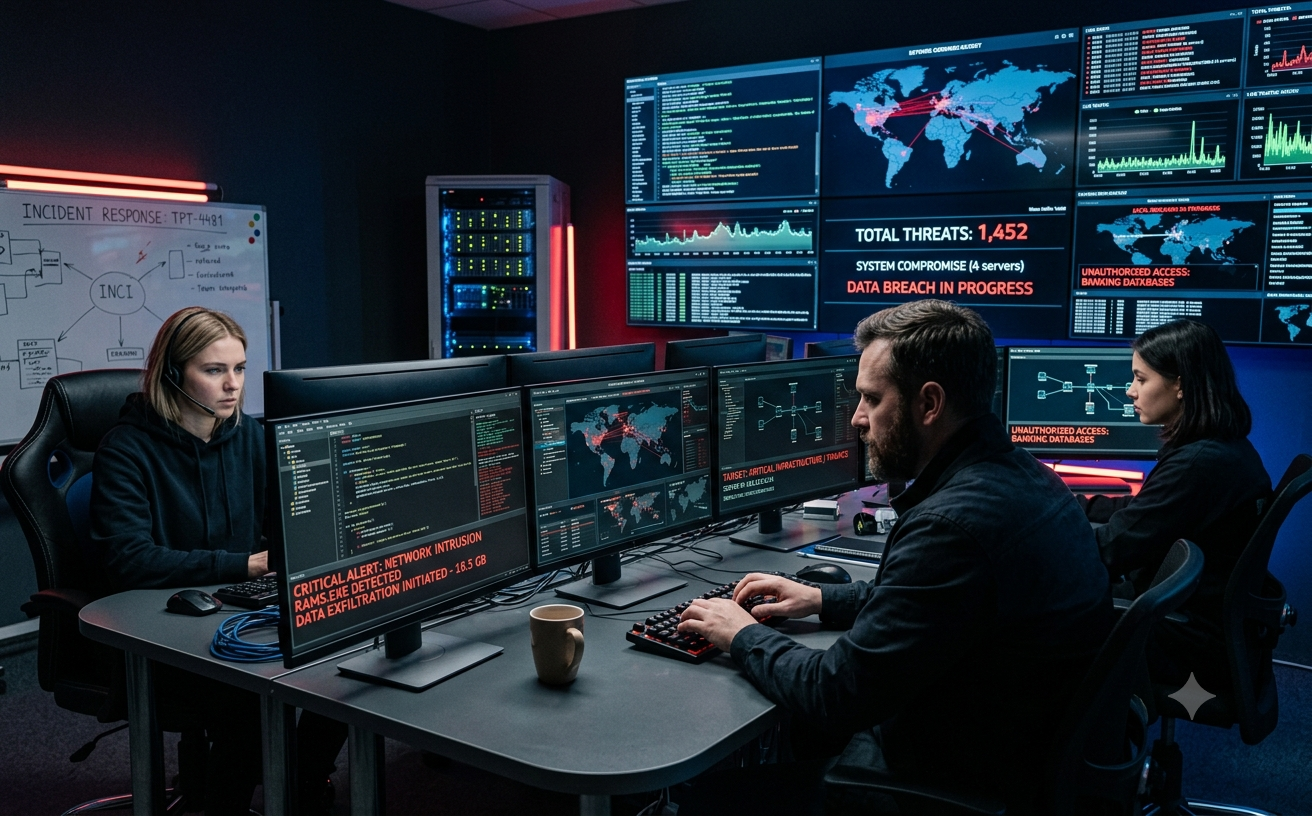 Cybercrime concept
